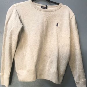 Gray Ralph Lauren Polo Sweater